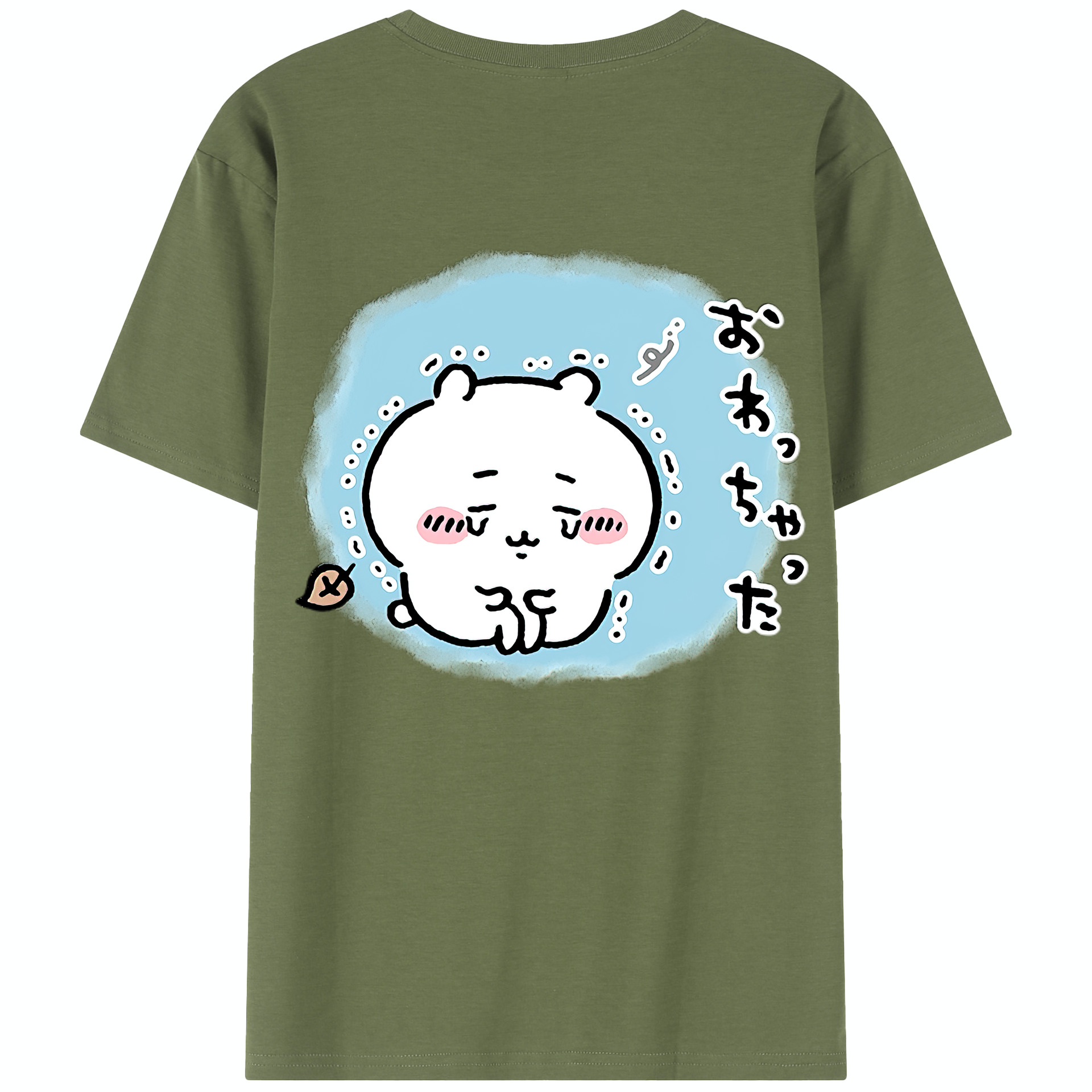 （画像用） ちいかわ ちいかわ Chii-kawa chiikawa 綿100％半袖Tシャツ（背面プリント）